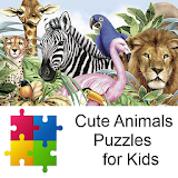 Cute Animals Puzzles for Kids icon