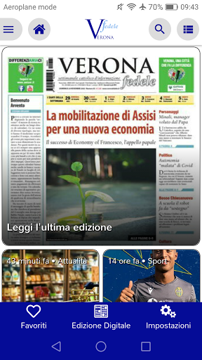 Android application Verona Fedele screenshort