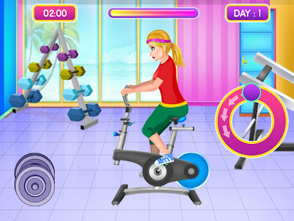 Fitness Girl: Gym Workout Games for Girls 1.3 APK screenshots 2