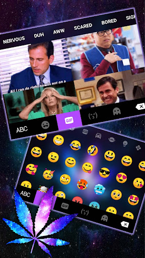 Galaxy Weed Gravity Keyboard B