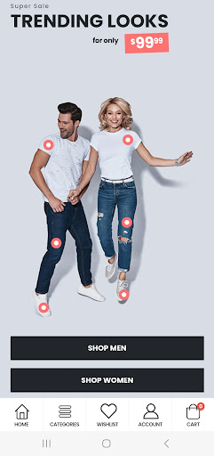 Android application HelpyMart screenshort