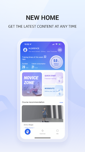 Android application QiSense screenshort