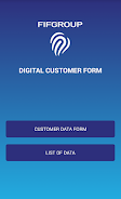Digital Customer Form Screenshot