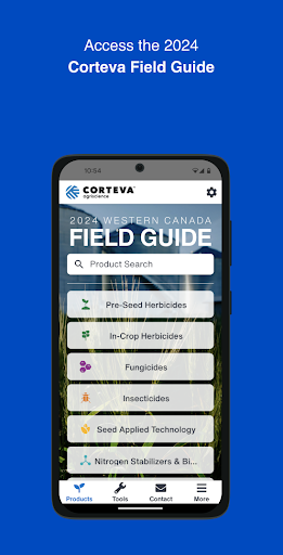 Screenshot of Corteva Canada Field Guide