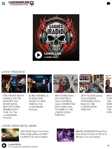 Loaded Radio - Metal Radio Screen 3