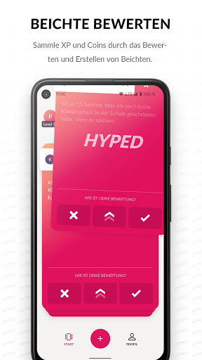 HYPED - soziales Netzwerk