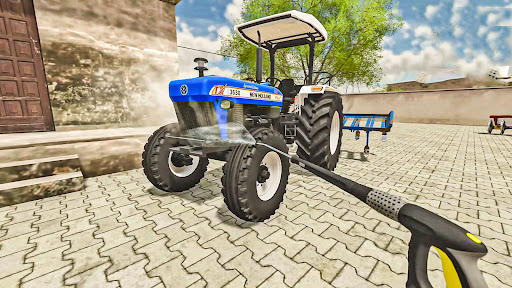 US Tractor Farming Tractor 3D