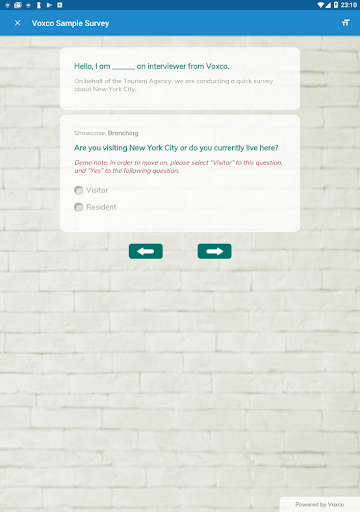 Voxco Mobile Offline V3 Screen 3