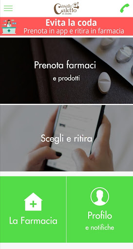 Android application Farmacia Casale Caletto screenshort