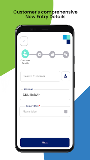 NewageNXT Sales App Screen 2