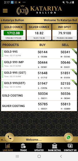 Katariya Bullion Screen 3