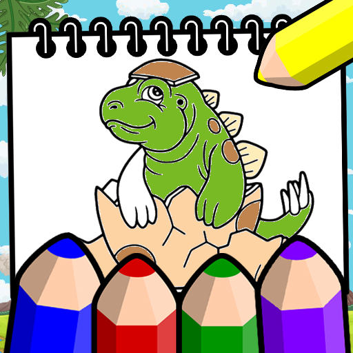 Dinosaur Coloring Page logo