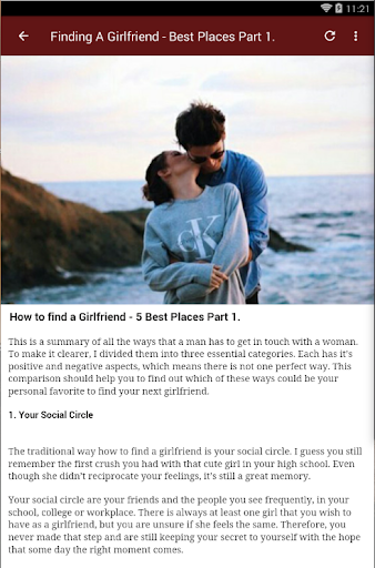 HOW TO GET A GIRLFRIEND Screen 2