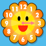 Sunflower clock icon
