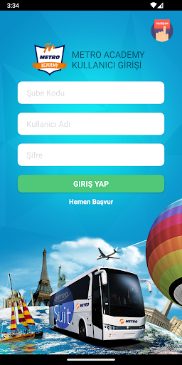 Android application Metro Academy screenshort