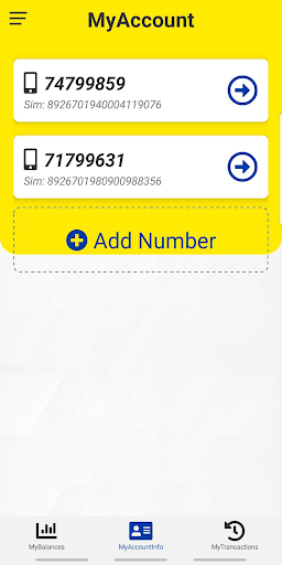 Android application MascomOnline screenshort
