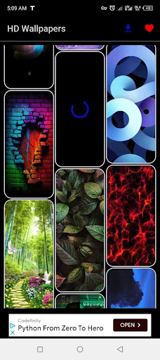 Android application Wallpaper 4k screenshort