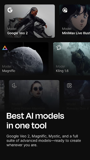 Screenshot of Freepik AI: Video Generator