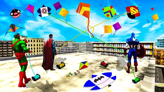 Superhero Basant Festival Mod Apk : Kite flying games 2021 1