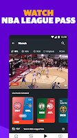 screenshot of Yahoo Sports: watch NBA games