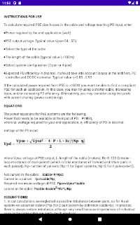 PoE Calculator