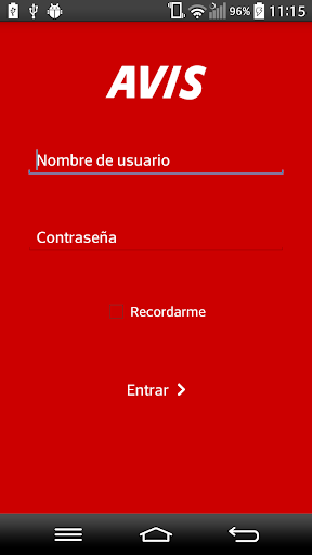 Android application Avis Canarias Tour Operator screenshort