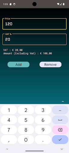 VAT: Add or Remove for France Screen 3