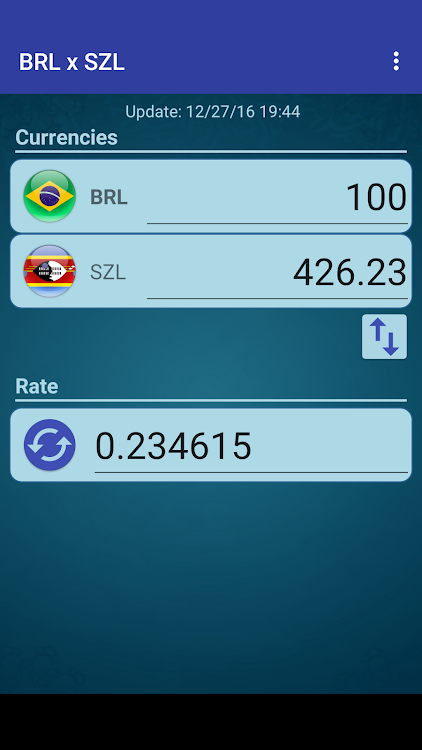 Brazil Real x Swazi Lilangeni - 5.5 - (Android)