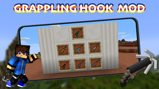 Grappling Hook Mod for MCPE 4