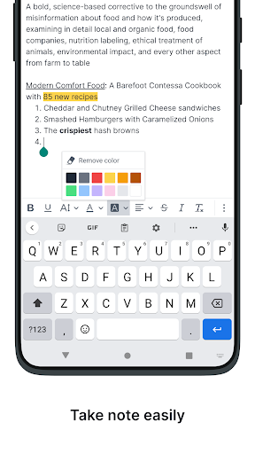 Screenshot of Justnote - Note Taking App