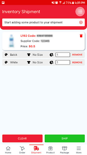 L192 Delivery and Business Screen 3