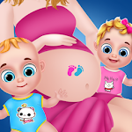 Cover Image of Baixar Chá de bebê mãe e recém-nascido - jogo de babá  APK
