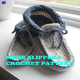 Men Slippers Crochet Pattern icon