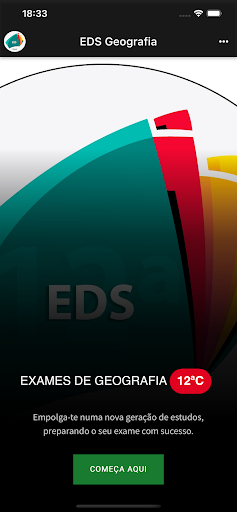 Android application EXAMES GEOGRAFIA 12 - MZ screenshort