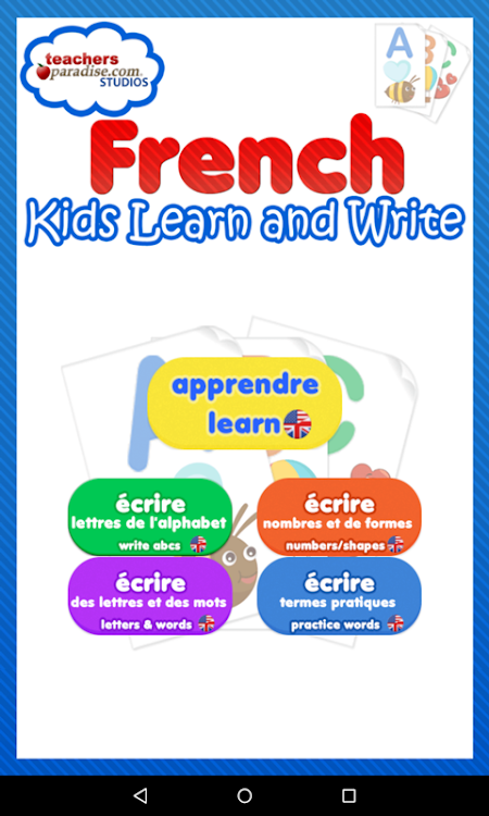 French for Kids Learn & Write - 5.0 - (Android)