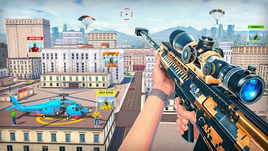 Jogo de tiro offline 3D sniper 1