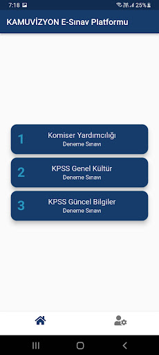 KamuVizyon E-Sınav Platformu Screen 2