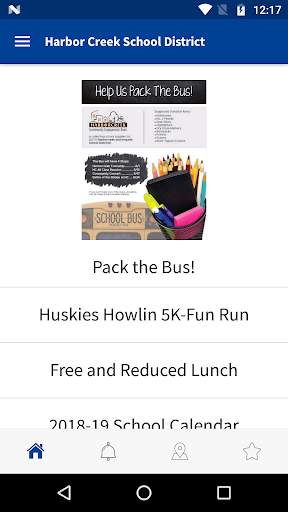 Android application Harbor Creek School District screenshort