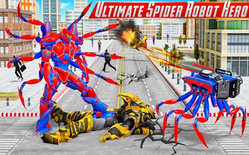 Spider Robot Car Game Apk Robot Transforming Games app mod 5