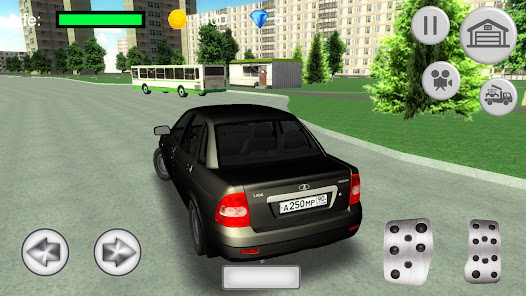 Lada Priora Tinted Simulator 2.2 APK + Mod (Unlimited money) untuk android