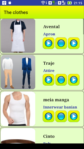 Learn Portuguese language Screen 3