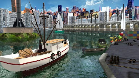 Fishing Boat Driving Simulator : Ship Games