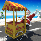 Ice cream Bike Driving Simulator: Christmas icon