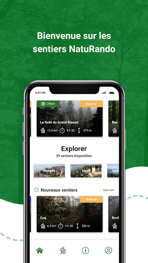 Android application Naturando screenshort