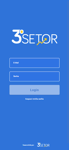 Android application Terceiro Setor screenshort