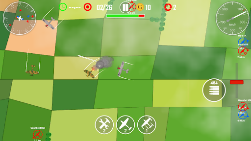 Android application Vertical Ace: Dogfight screenshort