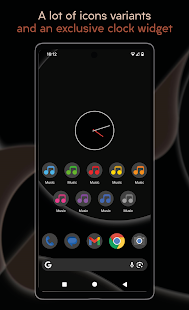 Darkful - Icon Pack Tangkapan layar