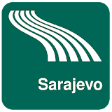 Sarajevo Map offline icon