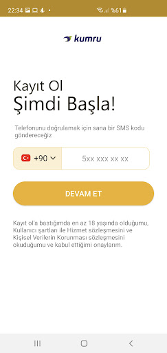 Android application Kumru Scooter screenshort