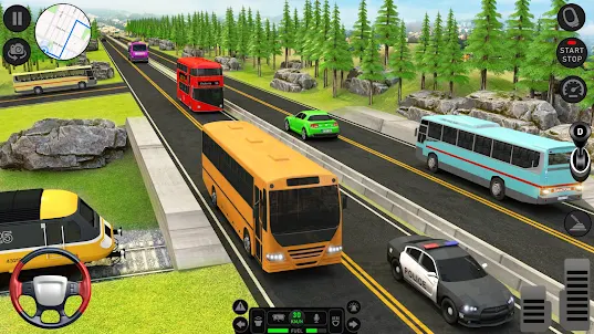 City Bus Simulation Driving 3D